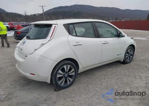 2015 Nissan Leaf Sv z USA, uszkodzony, nr VIN 1N4AZ0CP1FC311579